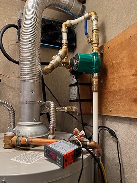 Water heater plumbing